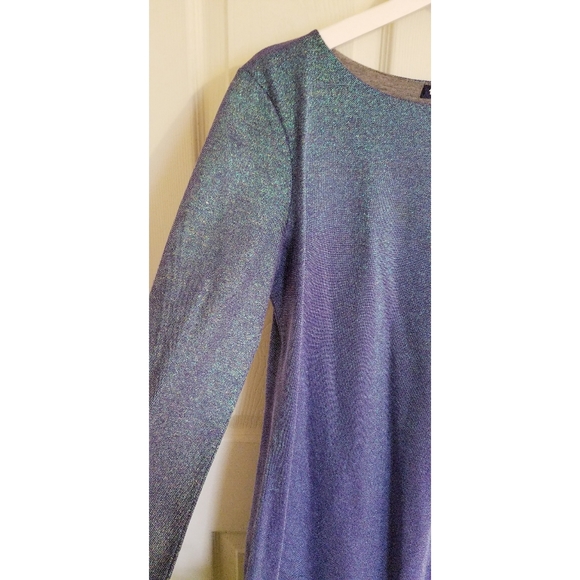 Colorful Metallic Shift Dress - Picture 2 of 3